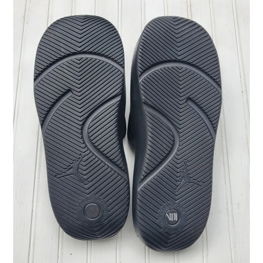 Jordan Post Slide Mens Black White Foam Sandals HF3263-001 Size 14